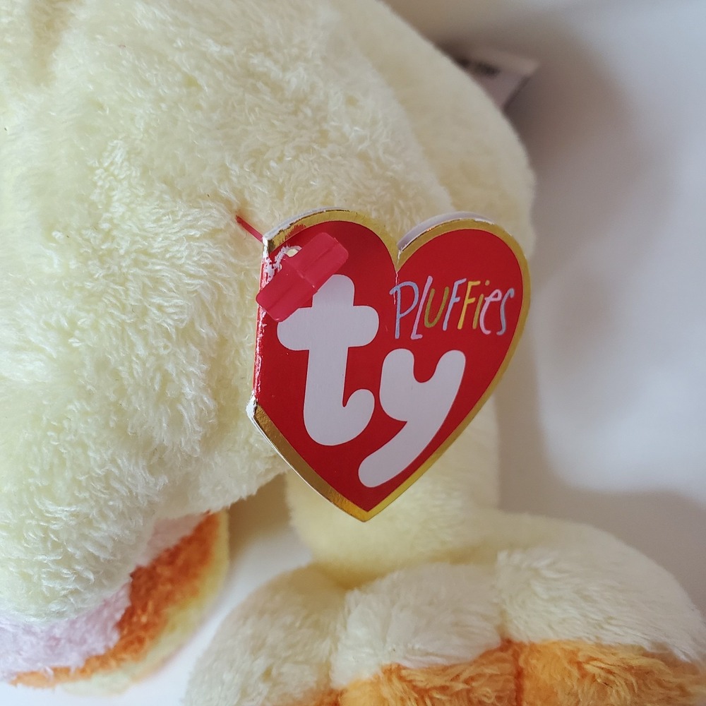 Ty Pluffies Easter Duck Chick‎ with Egg Quackies Plush 10" Stuffed Toy - Picture 4 of 6
